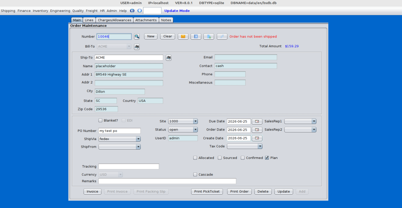 Free ERP Software